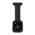 ซิลิโคนสายเข็มกลัดนาฬิกาพยาบาลสำหรับ Apple Watch Series, 7 41mm / 6&SE&5&4 40mm / 3&2&1 38mm, 7 45mm / 6&SE&5&4 44mm / 3&2&1 42mm