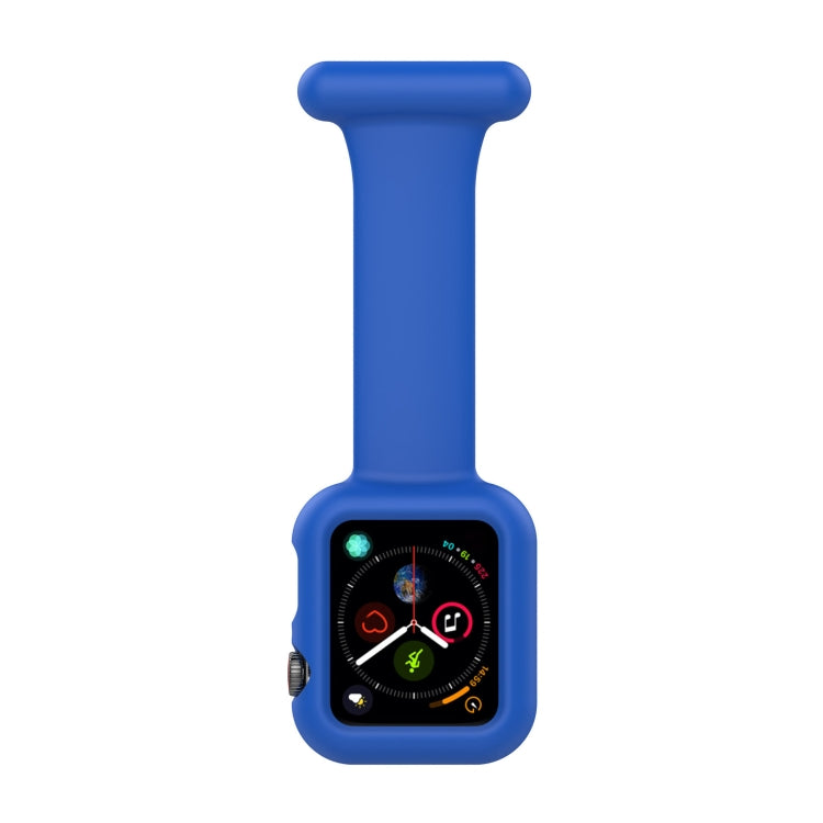 ซิลิโคนสายเข็มกลัดนาฬิกาพยาบาลสำหรับ Apple Watch Series, 7 41mm / 6&SE&5&4 40mm / 3&2&1 38mm, 7 45mm / 6&SE&5&4 44mm / 3&2&1 42mm