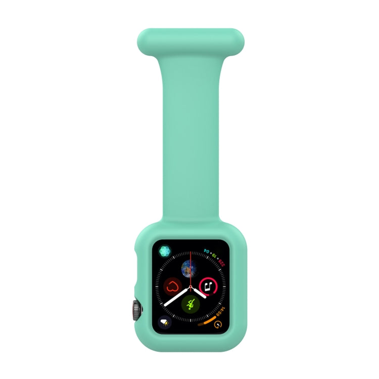 ซิลิโคนสายเข็มกลัดนาฬิกาพยาบาลสำหรับ Apple Watch Series, 7 41mm / 6&SE&5&4 40mm / 3&2&1 38mm, 7 45mm / 6&SE&5&4 44mm / 3&2&1 42mm