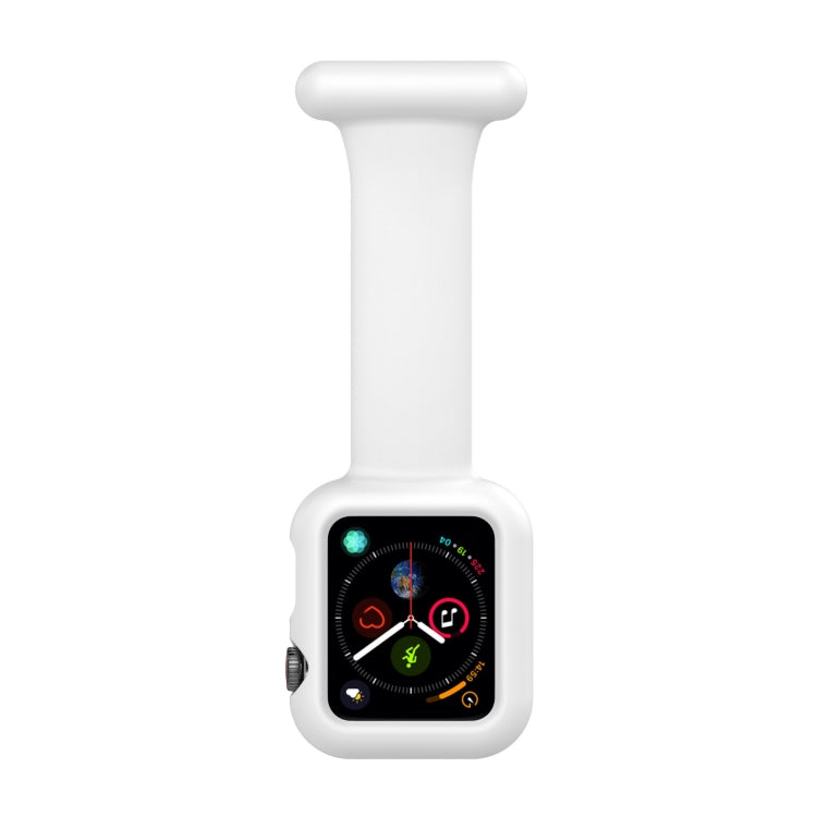 ซิลิโคนสายเข็มกลัดนาฬิกาพยาบาลสำหรับ Apple Watch Series, 7 41mm / 6&SE&5&4 40mm / 3&2&1 38mm, 7 45mm / 6&SE&5&4 44mm / 3&2&1 42mm