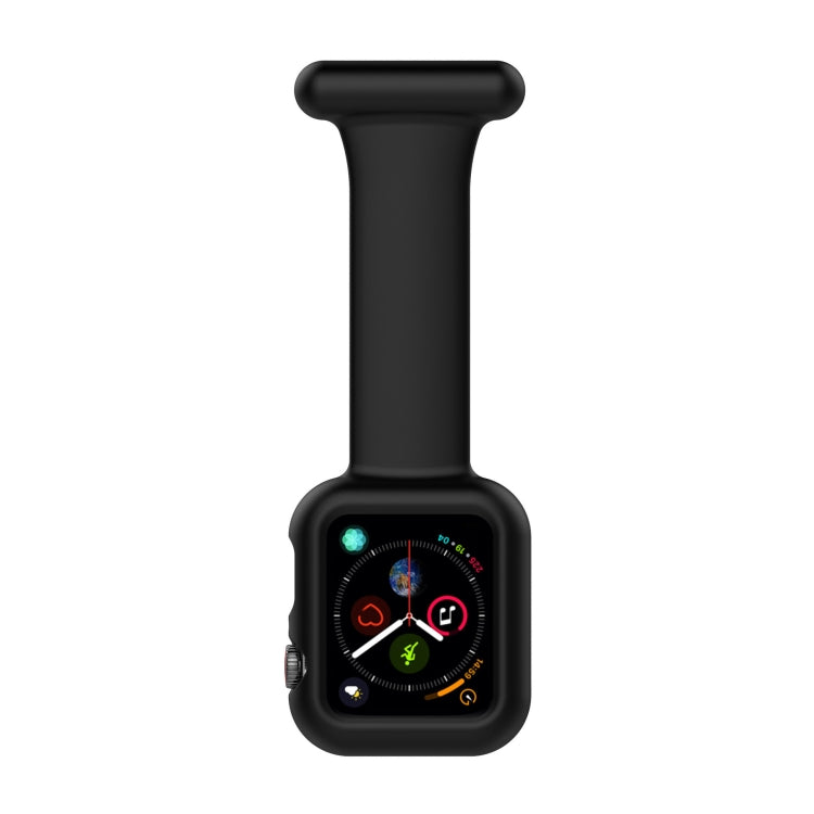 ซิลิโคนสายเข็มกลัดนาฬิกาพยาบาลสำหรับ Apple Watch Series, 7 41mm / 6&SE&5&4 40mm / 3&2&1 38mm, 7 45mm / 6&SE&5&4 44mm / 3&2&1 42mm