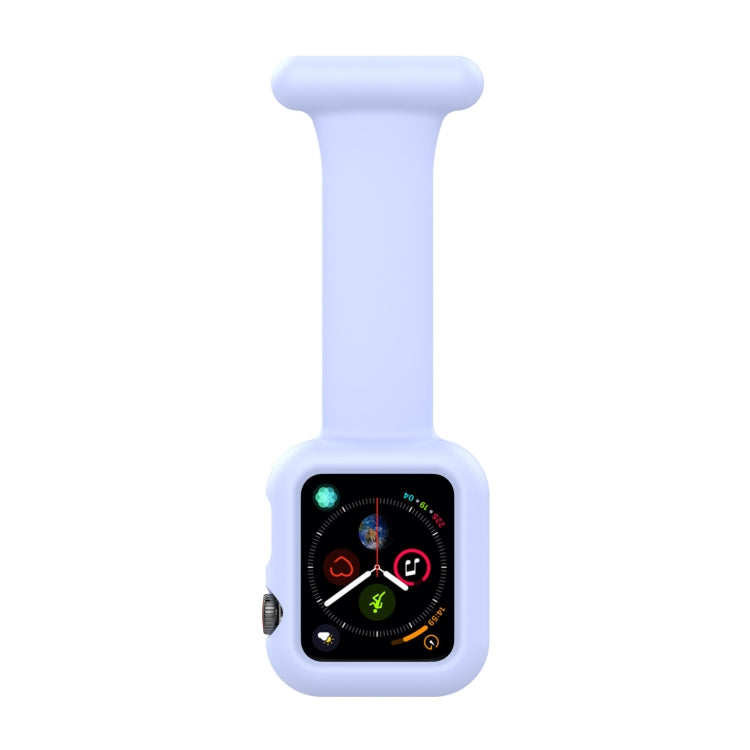 ซิลิโคนสายเข็มกลัดนาฬิกาพยาบาลสำหรับ Apple Watch Series, 7 41mm / 6&SE&5&4 40mm / 3&2&1 38mm, 7 45mm / 6&SE&5&4 44mm / 3&2&1 42mm
