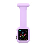 ซิลิโคนสายเข็มกลัดนาฬิกาพยาบาลสำหรับ Apple Watch Series, 7 41mm / 6&SE&5&4 40mm / 3&2&1 38mm, 7 45mm / 6&SE&5&4 44mm / 3&2&1 42mm