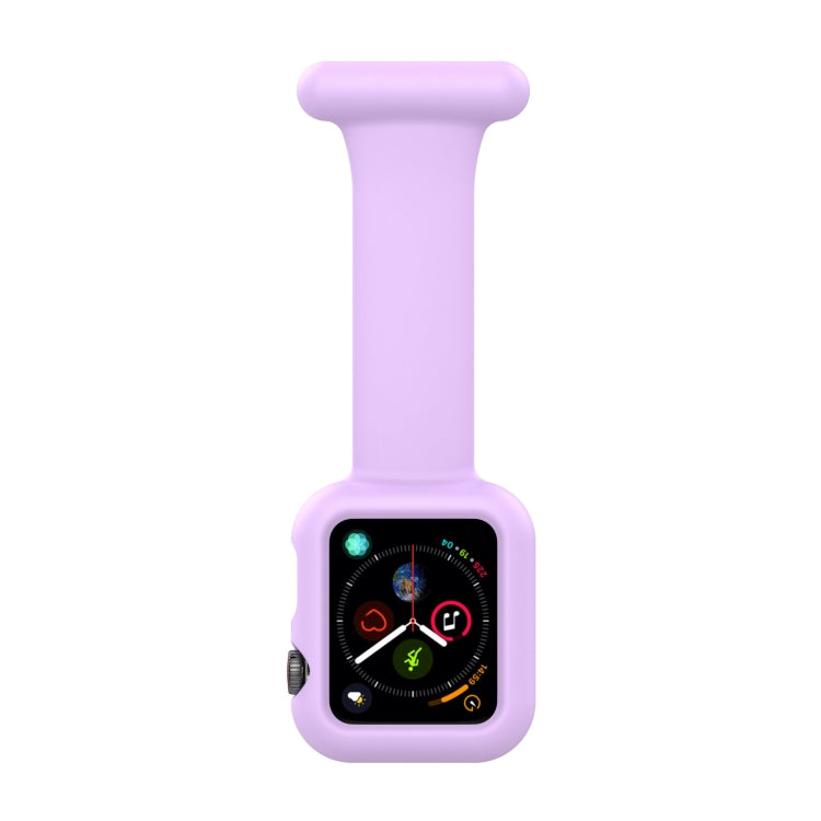 ซิลิโคนสายเข็มกลัดนาฬิกาพยาบาลสำหรับ Apple Watch Series, 7 41mm / 6&SE&5&4 40mm / 3&2&1 38mm, 7 45mm / 6&SE&5&4 44mm / 3&2&1 42mm