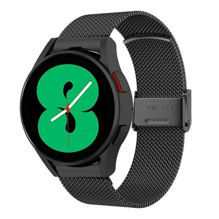 สายรัดนาฬิกาสแตนเลสสตีลแบบหัวเข็มขัดมิลาน สำหรับ Samsung Galaxy Watch4 40 มม. / 44 มม.