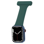 สายซิลิโคนสำหรับพยาบาล Apple Watch Series, 7 45มม. / 6&SE&5&4 44มม. / 3&2&1 42มม., 7 41มม. / 6&SE&5&4 40มม. / 3&2&1 38มม.