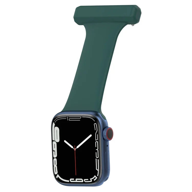 สายซิลิโคนสำหรับพยาบาล Apple Watch Series, 7 45มม. / 6&SE&5&4 44มม. / 3&2&1 42มม., 7 41มม. / 6&SE&5&4 40มม. / 3&2&1 38มม.