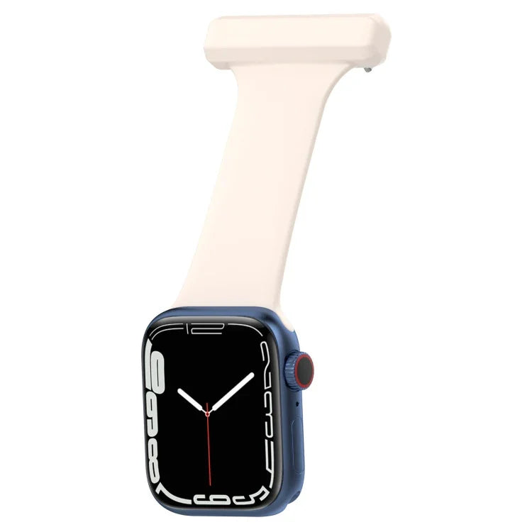 สายซิลิโคนสำหรับพยาบาล Apple Watch Series, 7 45มม. / 6&SE&5&4 44มม. / 3&2&1 42มม., 7 41มม. / 6&SE&5&4 40มม. / 3&2&1 38มม.