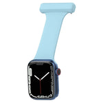สายซิลิโคนสำหรับพยาบาล Apple Watch Series, 7 45มม. / 6&SE&5&4 44มม. / 3&2&1 42มม., 7 41มม. / 6&SE&5&4 40มม. / 3&2&1 38มม.