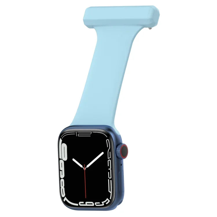 สายซิลิโคนสำหรับพยาบาล Apple Watch Series, 7 45มม. / 6&SE&5&4 44มม. / 3&2&1 42มม., 7 41มม. / 6&SE&5&4 40มม. / 3&2&1 38มม.