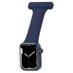 สายซิลิโคนสำหรับพยาบาล Apple Watch Series, 7 45มม. / 6&SE&5&4 44มม. / 3&2&1 42มม., 7 41มม. / 6&SE&5&4 40มม. / 3&2&1 38มม.