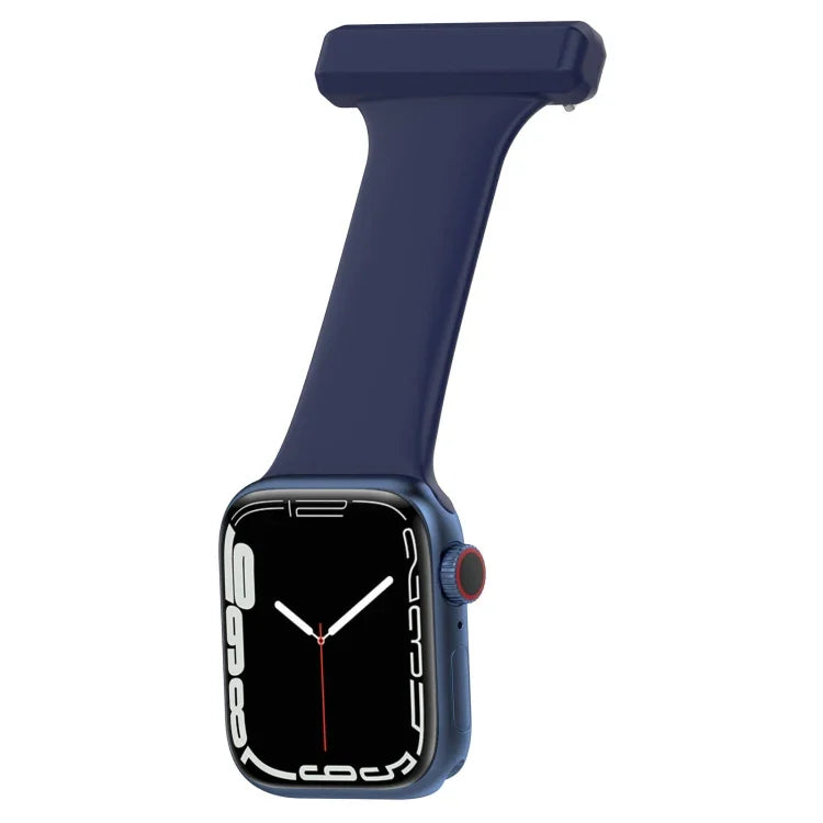 สายซิลิโคนสำหรับพยาบาล Apple Watch Series, 7 45มม. / 6&SE&5&4 44มม. / 3&2&1 42มม., 7 41มม. / 6&SE&5&4 40มม. / 3&2&1 38มม.