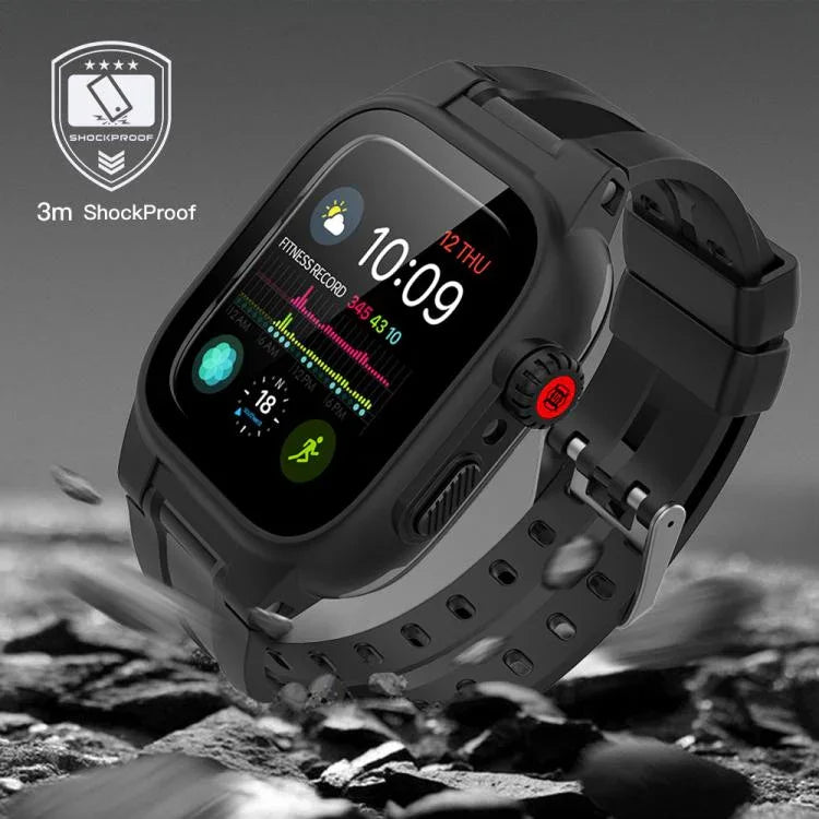 เคสกันน้ำ RedPepper TPU + PC + ซิลิโคนสำหรับ Apple Watch Series 9 / 8 / 7 41มม., สำหรับ Apple Watch Series 9 / 8 / 7 45มม.