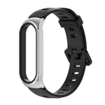 For Xiaomi Mi Band 6 / 5 Mijobs Flat Hole Silicone Watch Band, CS Case, GT Case, Plus Case, TF Case