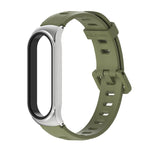 For Xiaomi Mi Band 6 / 5 Mijobs Flat Hole Silicone Watch Band, CS Case, GT Case, Plus Case, TF Case