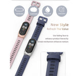 For Xiaomi Mi Band 6 / 5 Mijobs Flat Hole Silicone Watch Band, CS Case, GT Case, Plus Case, TF Case