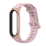 For Xiaomi Mi Band 6 / 5 Mijobs Flat Hole Silicone Watch Band, CS Case, GT Case, Plus Case, TF Case
