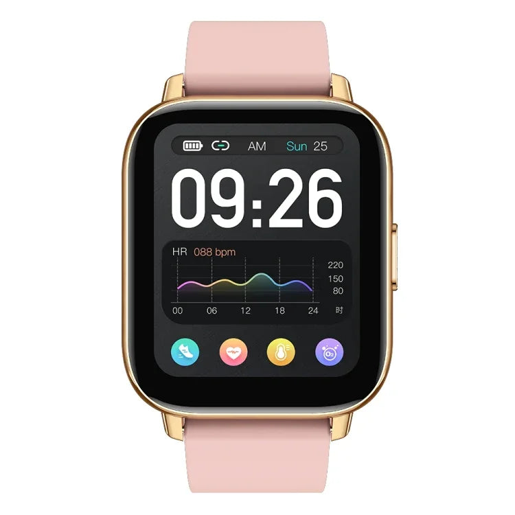 นาฬิกาอัจฉริยะ Rowatch 2S หน้าจอ TFT 1.65 นิ้ว รองรับการวัดความดันโลหิต/การติดตามการนอน, 2S (ชมพู), 2S (ดำ), 2S (เขียว)