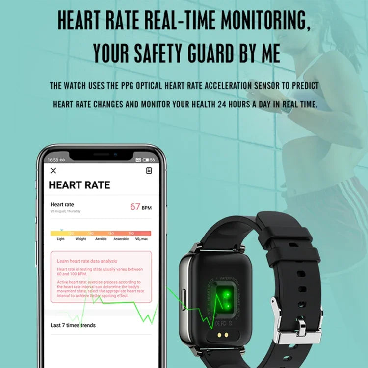 นาฬิกาอัจฉริยะ Rogbid Rowatch 2 หน้าจอ TFT 1.69 นิ้ว รองรับการวัดความดันโลหิต/การติดตามการนอน