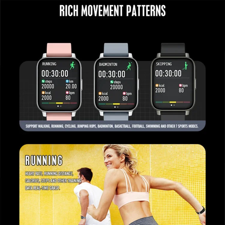 นาฬิกาอัจฉริยะ Rogbid Rowatch 2 หน้าจอ TFT 1.69 นิ้ว รองรับการวัดความดันโลหิต/การติดตามการนอน