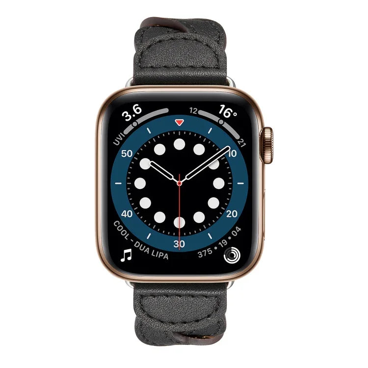 สายถักสำหรับ Apple Watch Series, 7 41มม. / 6&SE&5&4 40มม. / 3&2&1 38มม., 7 45มม. / 6&SE&5&4 44มม. / 3&2&1 42มม.