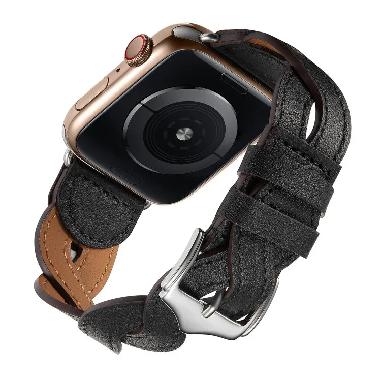 สายถักสำหรับ Apple Watch Series, 7 41มม. / 6&SE&5&4 40มม. / 3&2&1 38มม., 7 45มม. / 6&SE&5&4 44มม. / 3&2&1 42มม.