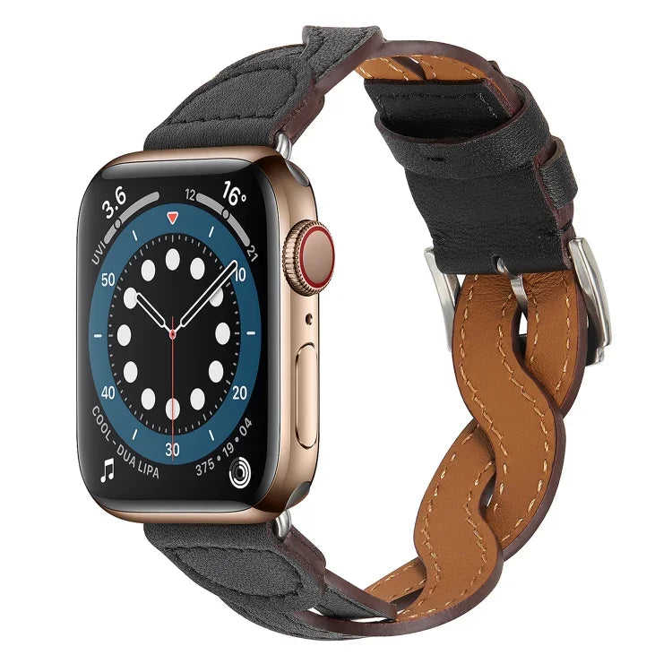 สายถักสำหรับ Apple Watch Series, 7 41มม. / 6&SE&5&4 40มม. / 3&2&1 38มม., 7 45มม. / 6&SE&5&4 44มม. / 3&2&1 42มม.