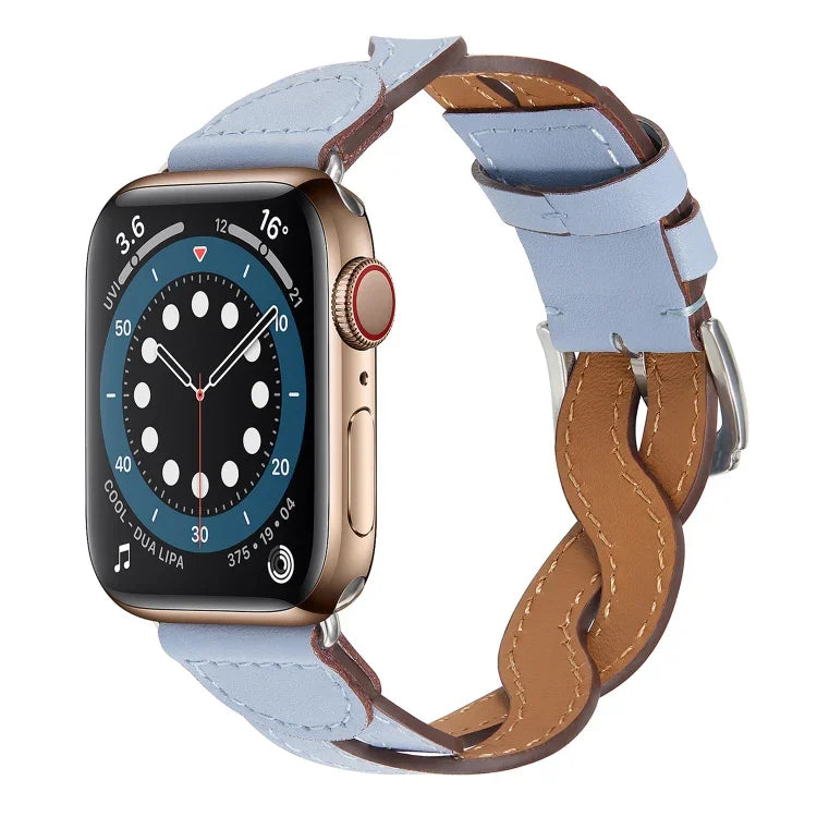 สายถักสำหรับ Apple Watch Series, 7 41มม. / 6&SE&5&4 40มม. / 3&2&1 38มม., 7 45มม. / 6&SE&5&4 44มม. / 3&2&1 42มม.