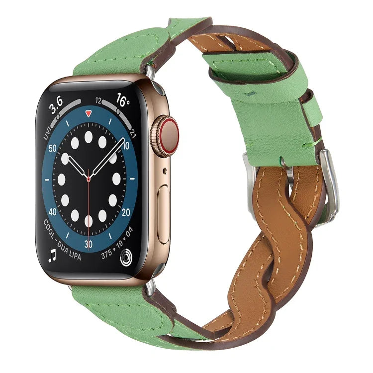 สายถักสำหรับ Apple Watch Series, 7 41มม. / 6&SE&5&4 40มม. / 3&2&1 38มม., 7 45มม. / 6&SE&5&4 44มม. / 3&2&1 42มม.