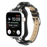 สายรัดนาฬิกาหนังแท้สำหรับ Apple Watch Series, 7 41มม. / 6&SE&5&4 40มม. / 3&2&1 38มม., 7 45มม. / 6&SE&5&4 44มม. / 3&2&1 42มม.