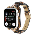 สายรัดนาฬิกาหนังแท้สำหรับ Apple Watch Series, 7 41มม. / 6&SE&5&4 40มม. / 3&2&1 38มม., 7 45มม. / 6&SE&5&4 44มม. / 3&2&1 42มม.