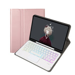 เคสหนังสำหรับแท็บเล็ต A07B-AS พร้อมช่องเสียบปากกา, แป้นพิมพ์บลูทูธแบบทัชแพด สำหรับ iPad 9.7 2018&2017 / Pro 9.7 / Air 2, สำหรับ iPad 10.2 2021&2020&2019/Air 2019/Pro 10.5, สำหรับ iPad Air 11 2025 / 2024 / Air 2022&2020 / Pro 11 2021&2020&2018