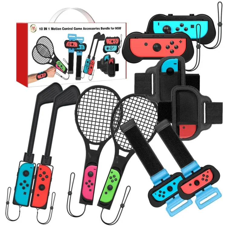 ชุดอุปกรณ์กีฬาโซมาตอสเซนเซอรี 10 ใน 1 JYS JYS-NS215 สำหรับ Nintendo Switch, JYS 10 ใน 1