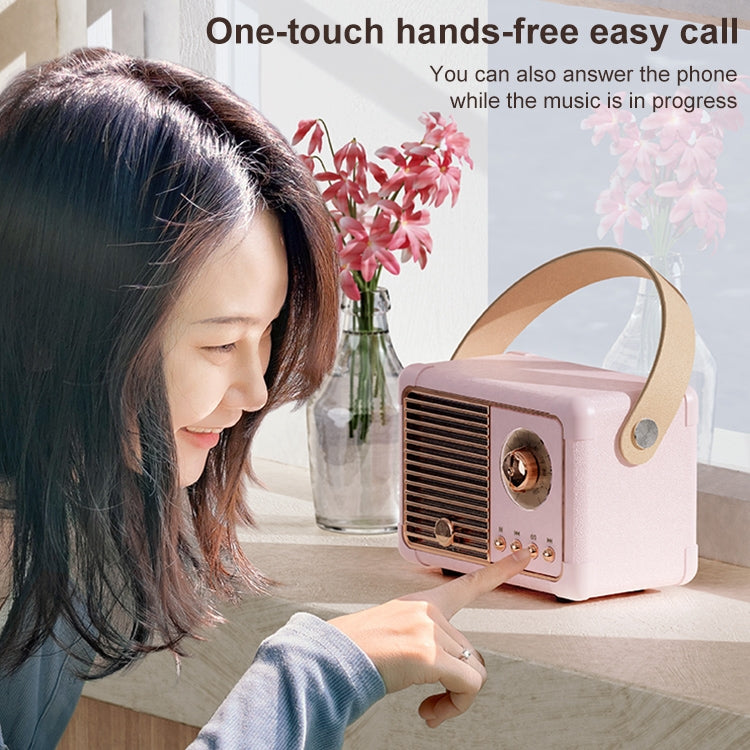 ลำโพงบลูทูธไร้สายพกพา HIFI มินิย้อนยุค HM11 PLUS, HM11 PLUS (สีเหลือง), HM11 PLUS (สีดำ), HM11 PLUS (สีม่วง), HM11 PLUS (สีชมพู), HM11 PLUS (สีเขียว)