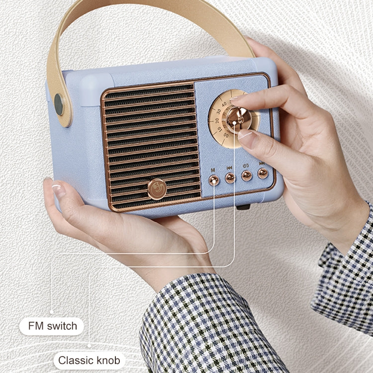 ลำโพงบลูทูธไร้สายพกพา HIFI มินิย้อนยุค HM11 PLUS, HM11 PLUS (สีเหลือง), HM11 PLUS (สีดำ), HM11 PLUS (สีม่วง), HM11 PLUS (สีชมพู), HM11 PLUS (สีเขียว)