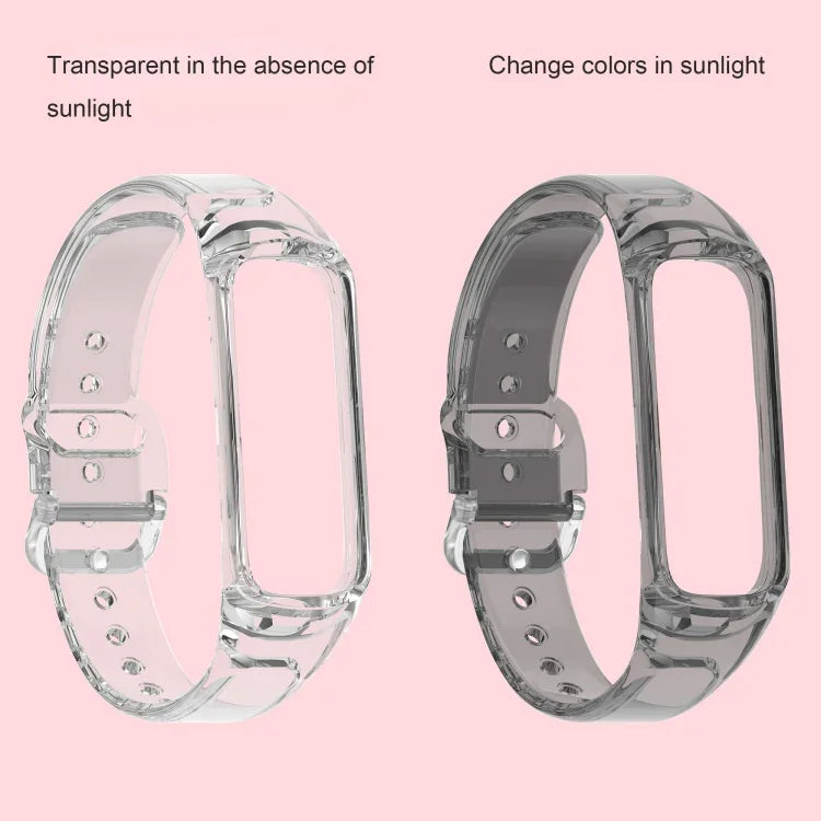 สาย TPU สีจางเมื่อโดนแสง สำหรับ Samsung Galaxy Fit 2 SM-R220