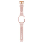 สายรัดนาฬิกาซิลิโคนลายคาร์บอนไฟเบอร์แบบบูรณาการสำหรับ Apple Watch Series, 7 41มม. / 6&SE&5&4 40มม. / 3&2&1 38มม., 7 45มม. / 6&SE&5&4 44มม. / 3&2&1 42มม.
