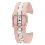 สายซิลิโคนลายเส้นแนวตั้งสามเส้นสองสี สำหรับ Samsung Galaxy Watch4 ขนาด 40/44 มม. / Watch4 Classic ขนาด 42/46 มม.