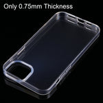 0.75mm Ultra-thin Transparent TPU Phone Case, For iPhone 14, For iPhone 14 Plus, For iPhone 14 Pro Max