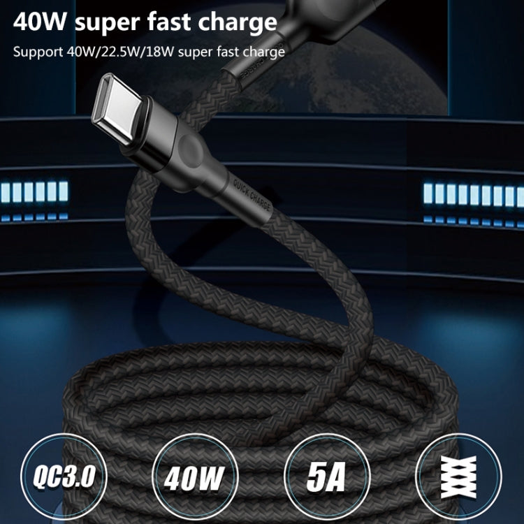 สายชาร์จ USB ลายสักความงาม 5A ความยาวสาย: 1 เมตร USB-C / Type-C, Micro USB, 8 พิน