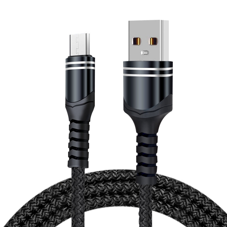 สายชาร์จ USB ลายถัก 6A ความยาวสาย: 1 เมตร USB-C / Type-C, Micro USB, 8 พิน