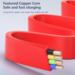 สายชาร์จโทรศัพท์แบบยืดหด 3 in 1 USB เป็น 8 พิน + Micro USB + USB-C / Type-C พร้อมที่วางโทรศัพท์มือถือ