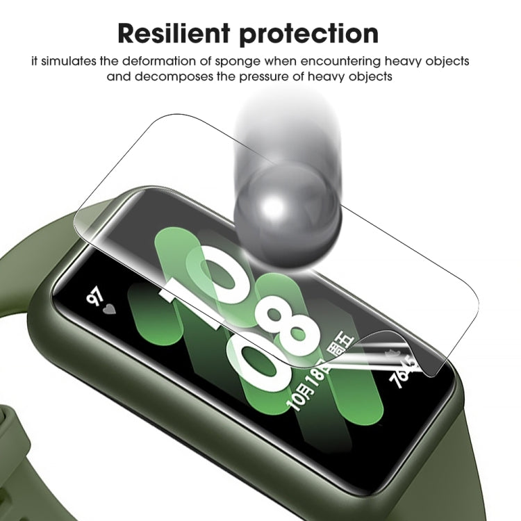 For Huawei Band 7 / 7 NFC HD Scratch-proof Full Screen TPU Soft Film, 1 PC, 5 PCS