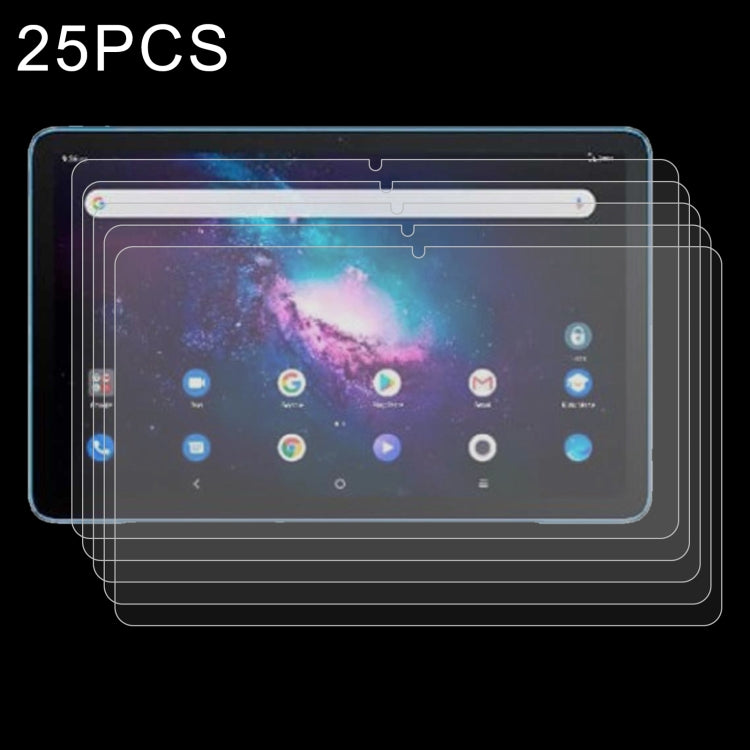 ฟิล์มกระจกนิรภัยกันระเบิด 9H 2.5D สำหรับแท็บเล็ต 25 ชิ้น สำหรับ TCL Tab 10s / Enjoy 2 / T10 / T10S / Honor X8 / Honor 8 Lite / Lenovo K10C X6E6F / Teclast P30T, สำหรับ TCL Tab 10s / Enjoy 2 / T10 / T10S / Honor X8 / Honor 8 Lite (25 ชิ้น)