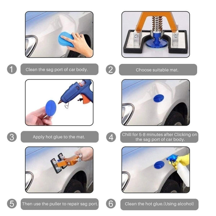 31 in 1 12V Car Cigarette Lighter Plug Paintless Dent Puller, 31 in 1