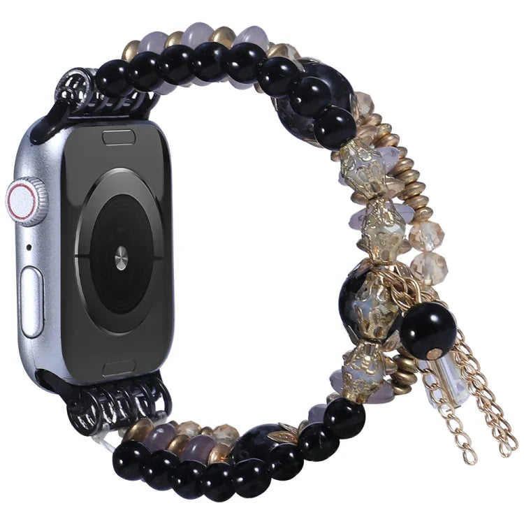 สายรัดนาฬิกาแบบพู่โซ่สำหรับ Apple Watch Series, 7 41มม. / 6&SE&5&4 40มม. / 3&2&1 38มม., 7 45มม. / 6&SE&5&4 44มม. / 3&2&1 42มม.