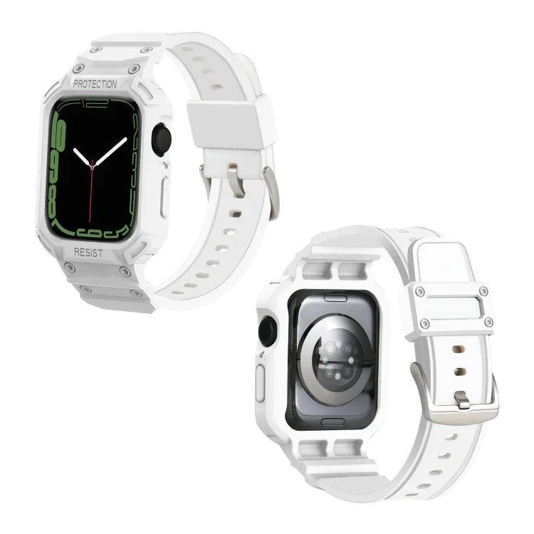 สายรัดนาฬิกา TPU แบบบูรณาการสำหรับ Apple Watch Series, 7 41มม. / 6&SE&5&4 40มม. / 3&2&1 38มม., 7 45มม. / 6&SE&5&4 44มม. / 3&2&1 42มม.