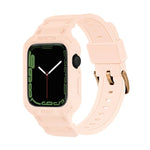 สายรัดนาฬิกา TPU แบบบูรณาการสำหรับ Apple Watch Series, 7 41มม. / 6&SE&5&4 40มม. / 3&2&1 38มม., 7 45มม. / 6&SE&5&4 44มม. / 3&2&1 42มม.