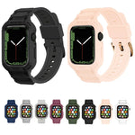สายรัดนาฬิกา TPU แบบบูรณาการสำหรับ Apple Watch Series, 7 41มม. / 6&SE&5&4 40มม. / 3&2&1 38มม., 7 45มม. / 6&SE&5&4 44มม. / 3&2&1 42มม.