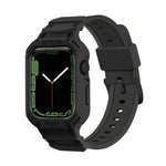 สายรัดนาฬิกา TPU แบบบูรณาการสำหรับ Apple Watch Series, 7 41มม. / 6&SE&5&4 40มม. / 3&2&1 38มม., 7 45มม. / 6&SE&5&4 44มม. / 3&2&1 42มม.
